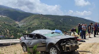 Hatay'da uçuruma yuvarlanan otomobilin sürücüsü hayatını kaybetti