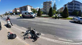 Karaman'da otomobille elektrikli bisiklet çarpıştı: 1 yaralı