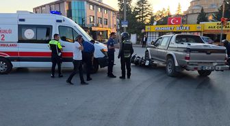 Kütahya'da motosiklet ile cip çarpıştı: 1 yaralı