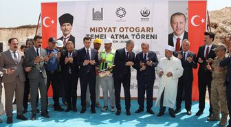 Midyat Otogarı'nın temeli törenle atıldı