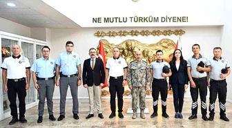 Özel Güvenlikçilerden İl Emniyet Müdürü Karadeniz'i ziyaret
