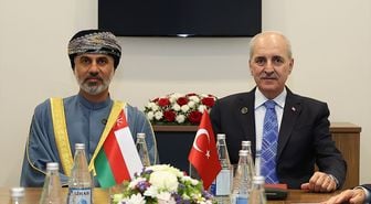 TBMM Başkanı Kurtulmuş Umman Şura Meclisi Başkanı Al Maawali ile görüştü