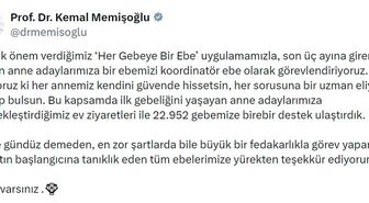 Bakan Memişoğlu: 22 bin 952 gebemize birebir destek ulaştırdık