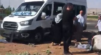 Batman'da yolcu minibüsü ile para nakil minibüsü çarpıştı: 15 yaralı