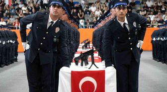 Bayburt'ta 342 polis adayı mezuniyet sevinci yaşadı