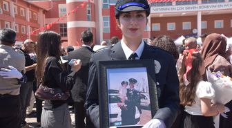 Depremde Şehit Olan Polis Memurunun Kızı Şehriban Okur, Babasının İzinden Polis Oldu