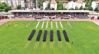 Kastamonu'da eğitimlerini tamamlayan 479 polis adayı törenle mezun oldu