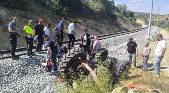 Malatya'da devrilen traktörün sürücüsü hayatını kaybetti