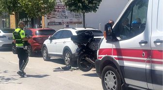 Çorum'da motosiklet yayaya çarptı: 1 yaralı