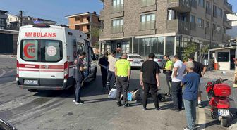 Otomobil ile çarpışan motosikletteki 2 kişi yaralandı