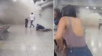 Venezuela'daki deprem anı kamerada! Havalimanındaki panik saniye saniye kaydedildi