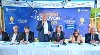 Başkan Sami Er Çarmuzuluların sorularını yanıtladı