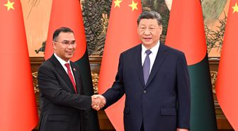 Çin Cumhurbaşkanı Xi, Bangladeş Başbakanı Rahman ile Görüştü