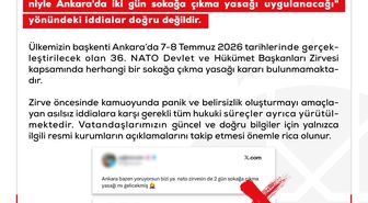 DMM: Sokağa çıkma yasağı iddiaları doğru değildir