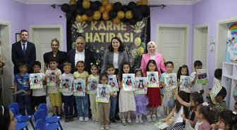 Dodurga'da öğrenciler karne sevinci yaşadı