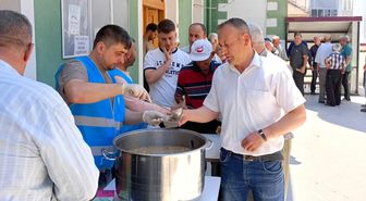 Hisarcık İlçe Müftülüğü'nden aşure ikramı