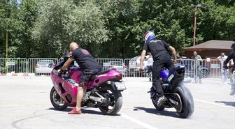 Motosiklet tutkunları 'Akçadağ Motofest'te bir araya geldi