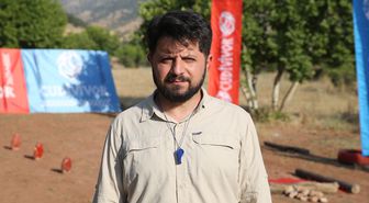 Özel gereksinimli bireyler doğada kurulan parkurlarda eğlenceli zaman geçiriyor