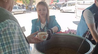Pazaryeri ilçesinde aşure ikramı yapıldı