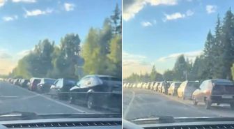 Rusya'da akaryakıt krizi derinleşiyor! Kilometrelerce kuyruk oluştu