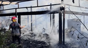 Siirt'te kafede çıkan yangın söndürüldü