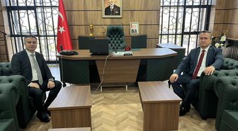 Sinop'a atanan Başsavcı Aksoy'dan Kaymakam Altınpınar'a veda ziyareti