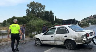 Söke'de trafik kazası: 1 yaralı