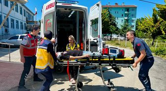 Türkeli Devlet Hastanesinde trafik kazasına karşı tatbikat düzenlendi