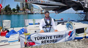 Milli Yelkenci Doğukan Kandemir, 'Solo Türkiye Turu Rekor Denemesi' İçin Yelken Açtı