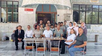 Kaymakam Doğru, aşure programında vatandaşlarla buluştu