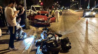 Kırmızı ışık ihlali felaket getirdi: Otomobilin çarptığı motosikletli ağır yaralandı