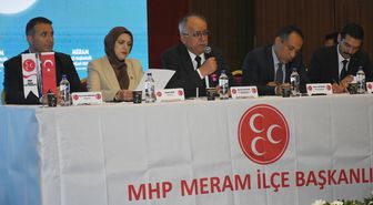 MHP Genel Başkan Yardımcısı Mustafa Kalaycı, partisinin Meram İlçe Başkanlığı Kongresi'nde konuştu Açıklaması