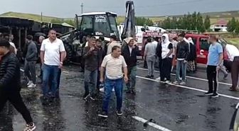 Patnos'ta zincirleme kaza: 1 ölü, 1'i ağır 4 yaralı