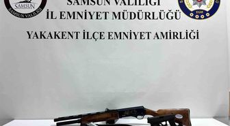 Samsun'da ruhsatsız silah operasyonu: 3 silah ele geçirildi