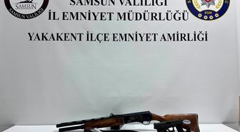 Samsun'da ruhsatsız silah operasyonu düzenlendi