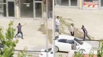 Şemdinli'de 2 kişinin yaralandığı silahlı-sopalı kavga kamerada