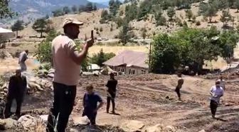 Tarım arazisi alevlere teslim oldu, yangında elektrik dağıtım şirketinin ihmali olduğu ileri sürüldü