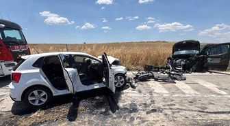 Tekirdağ'da otomobille hafif ticari araç çarpıştı; 2 yaralı
