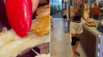 Ünlü fast food zincirinde mide bulandıran olay! Çocuğuna aldığı tavuk kurtlu çıktı