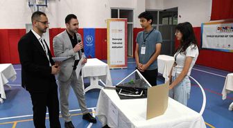 Yozgat'ta Deneyap atölyelerinde gençler projelerini tanıttı