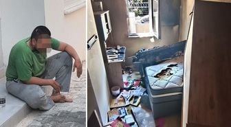 Annesiyle kumanda kavgasına girdi, odasını ateşe verdi