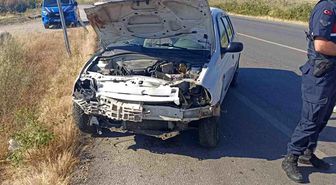 Balıkesir'de çift taraflı trafik kazası; 1 ağır 7 kişi yaralı