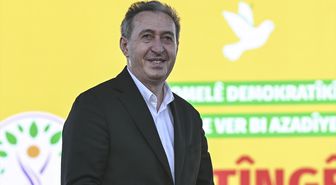 DEM Parti Eş Genel Başkanı Bakırhan, Bağcılar'da 'Özgürlük Mitingi'ne katıldı