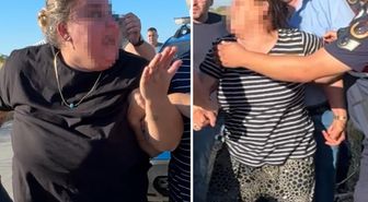 Cesedin başında gelin-kayınvalide kavgası kameraya yansıdı