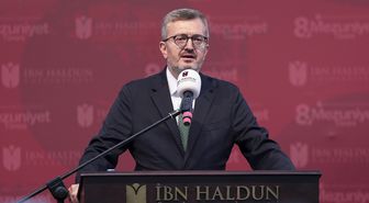 Duran: İbn Haldun mezunları daha adil dünya için çizgiye talip