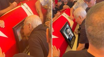 İlyas Salman, Kadir İnanır'ın fotoğrafını öperek gözyaşlarına boğuldu