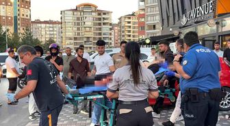 Kayseri'de AVM önünde bıçaklı kavga: 1 yaralı