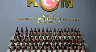 Kırşehir'de kaçak içki ele geçirildi