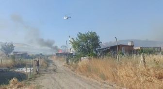 Silivri'de otluk alanda yangın