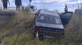 Tokat'ta cenazeden dönenleri taşıyan otomobilin devrildiği kazada 1 kişi öldü, 1 kişi yaralandı